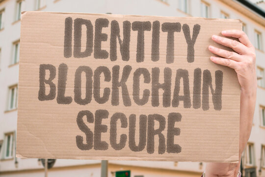"Identity blockchain secure" Digital IDs stored on distributed ledgers. IDENTITY. BLOCKCHAIN. SECURE. DIGITAL. LEDGER.