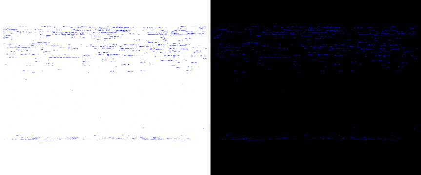 Abstract digital data stream, blue binary code on white and black backgrounds, futuristic technology concept