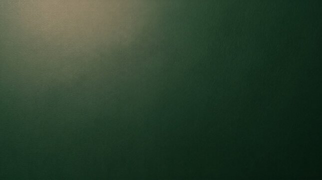 Dark emerald green texture, moody forest green background with soft light, atmospheric deep olive gradient for cinematic design
