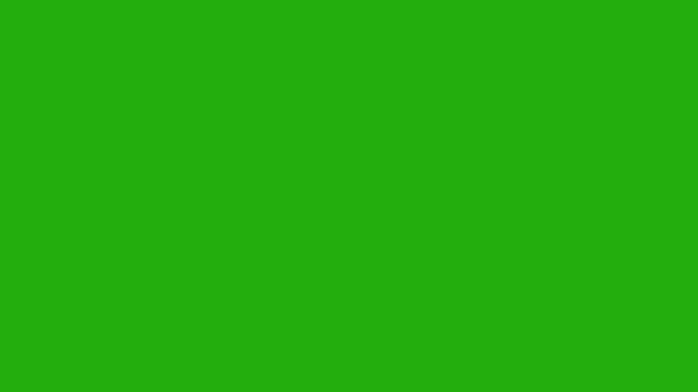 Glowing particles flow in a horizontal wave on a bright green screen, creating a sparkling light effect for transitions, logo reveals, titles, celebrations, and VFX.