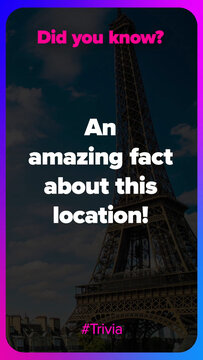 Social Media Image Trivia Fact