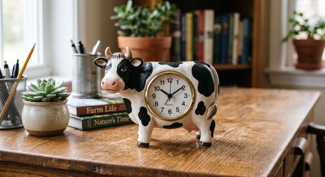 cow clock