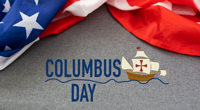 Happy Columbus Day USA Background