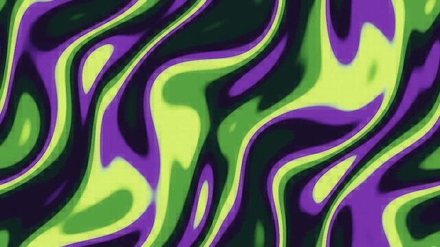 Datamosh Glitch Compression Artifact Bloom With Smearing Macroblocks and Melting Pixel Trails, Seamless Loop in vibrant green tones