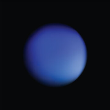 Glowing blue orb sphere sphere floating in deep darkness