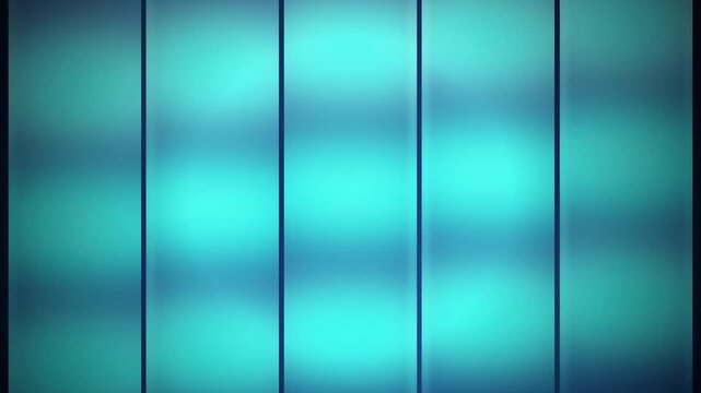 Frosted glass panels glowing cyan light seamless loop motion