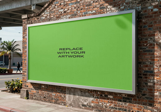 Vertical poster mockup displayed on an interior wall with natural window light, wooden floor and indoor plant, contemporary graphic design display, template