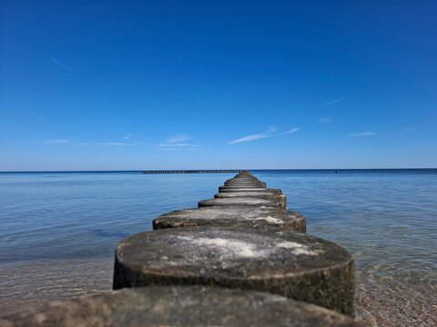 pier in the sea
