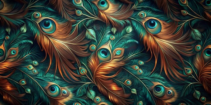 peacock feather pattern