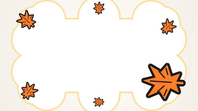 Animated Comic Book Explosion Speech Bubble Template