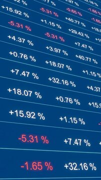 Financial accounting and taxes, percentage signs, spreadsheet with financial figures, business data. Market data and research, corporate business and finance, controlling, analytics, prices, growth.