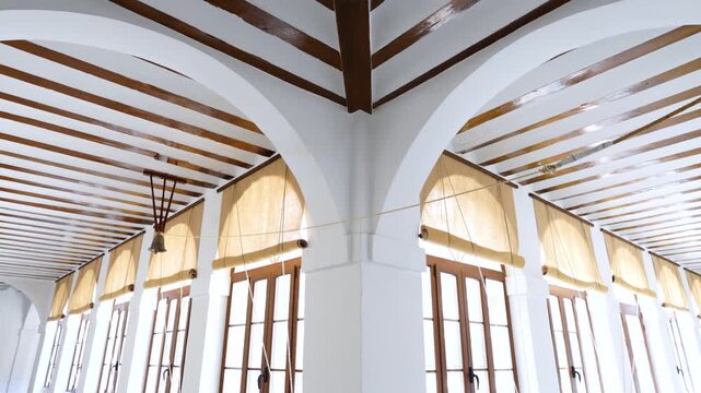 Images of the interior of the Monastery of Lerma, formerly a Discalced Carmelite convent, in the town of Lerma in the Arlanza region. Arlanza River. Province of Burgos. Castile and Le&oacute;n. Spain. Europe