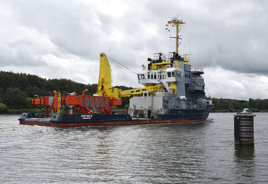 Mehrzweckschiff FORTUNA B im Nord-Ostsee-Kanal