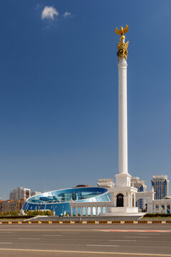 Kazakh Eli Monument at Independence Square in Astana