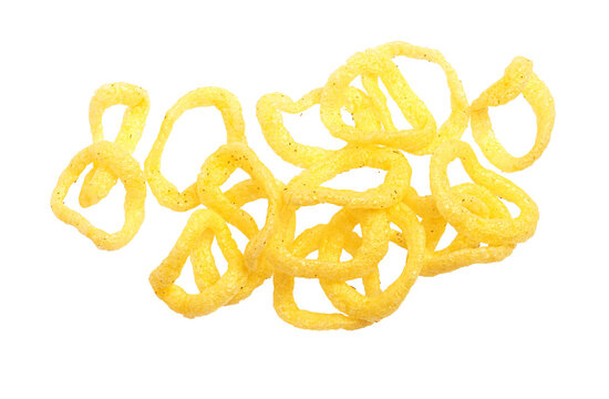 Corn rings snack food creating a delicious crunchy appetizer