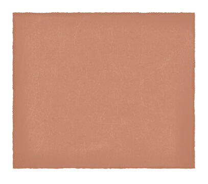 Square Vintage Terracota Paper Texture Background for Background, Scrapbook, Journal, or Creative Project.