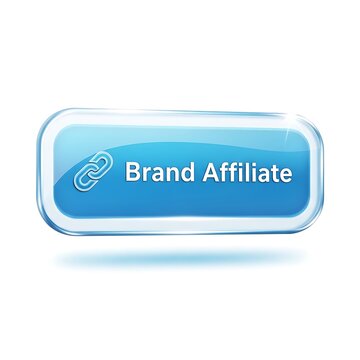 Modern blue affiliate link button with chain icon