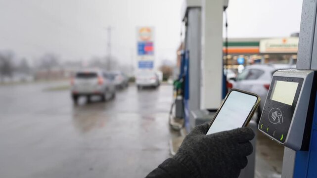 NFC Smartphone Instant Payment for Gas Station Fuel Payment