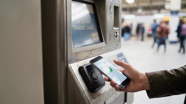 NFC Smartphone Instant Payment Transit Card Terminal Gate