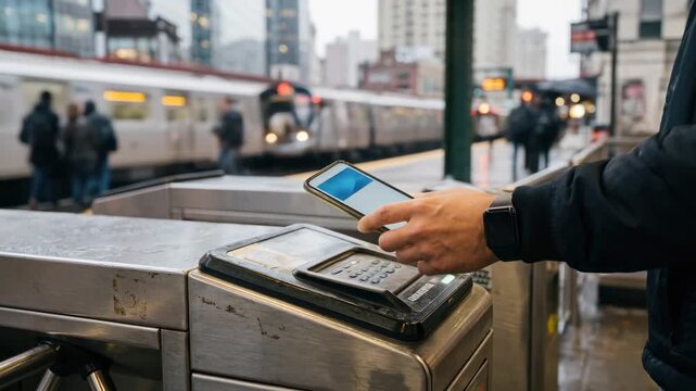NFC Smartphone Payment for Instant Transit Gate Access