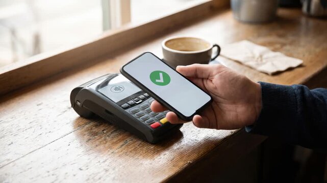 NFC Smartphone Payment Terminal for Instant Checkout Convenience