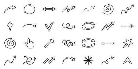 Collection of various simple line icons with transparent background designs transparent background © MSTMAHMUDA