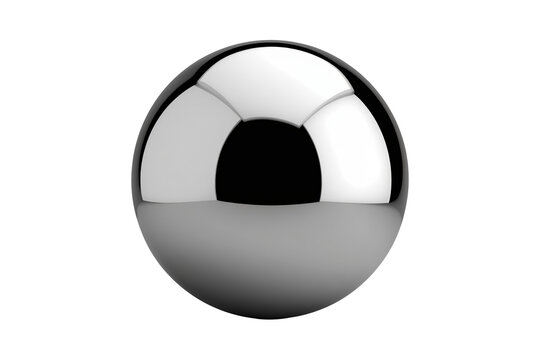 Highly reflective polished chrome sphere