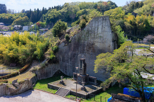 War Memorial in Oya Scenic Park, Utsunomiya, Tochigi, Japan