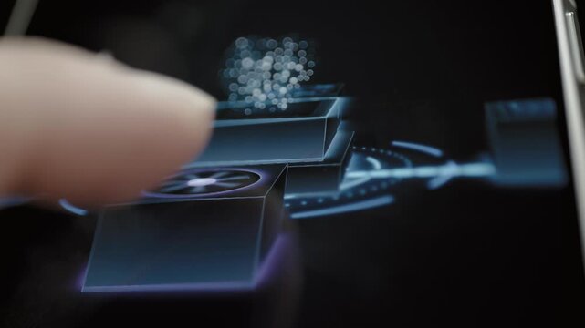 Layered computing stack supports luminous data cloud