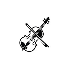 Fototapeta premium Cello classical instrument violin isolated on black and white 