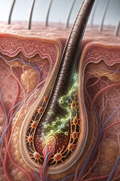 Antioxidant Reactivating Melanocytes in Human Hair Follicle