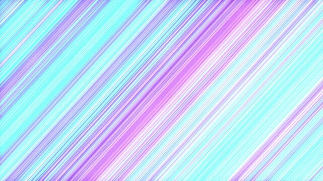 Diagonal pastel light streaks sweep across bright abstract background, layering cyan, violet, pink and white lines into flowing bands with luminous motion and soft color transitions