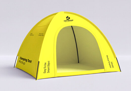 Camping Tent Mockup