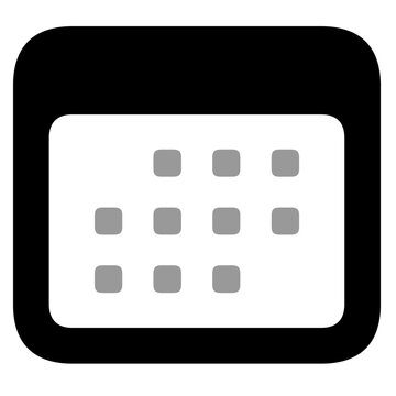 calendar Modern Business and Technology Icon Set
