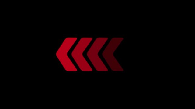 Arrow icon concept animation, arrows sign right to left animation. Arrow Loop Animation direction concept. colorful arrow icon concept. 