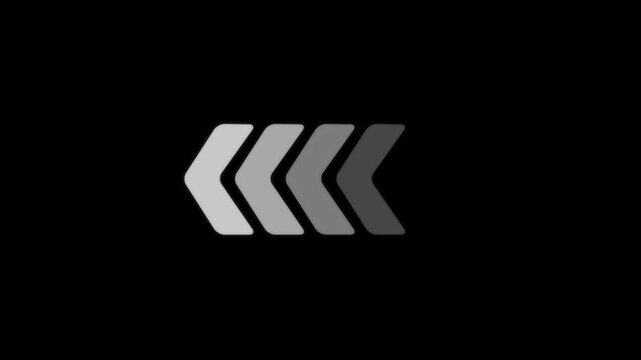Arrow icon concept animation, arrows sign right to left animation. Arrow Loop Animation direction concept. colorful arrow icon concept. 