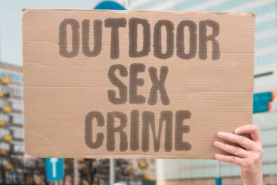 "Outdoor sex crime" Semi-public intimacy breaks indecency laws. OUTDOOR. SEX. CRIME. INDECENCY. PUBLIC.