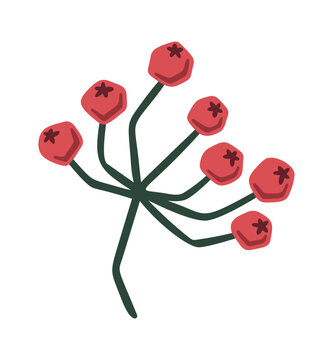 Berry Branch Winter Holiday Cartoon