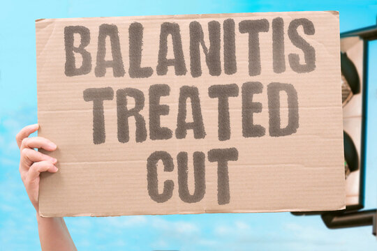 "Balanitis treated cut" Inflammation of glans responds to circumcision. BALANITIS. CIRCUMCISION. TREATMENT. INFLAMMATION. GLANS.