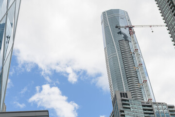 Obraz premium (at right), Skytower, designed by Hariri Pontarini Architects for Pinnacle International, at 1 Yonge St, Toronto