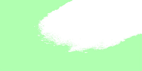 Fototapeta premium Light green brush stroke shape with textured edges on a transparent background
