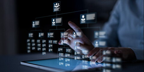Organizational Chart Management for Business Structure and Human Resources Planning