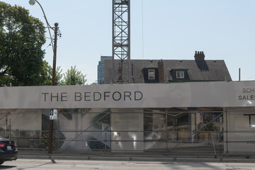 Obraz premium development of The Bedford, a luxury condominium, designed by Audax and Burnac Enterprises located at 141-145 Bedford Rd and 287 Davenport Rd, Toronto