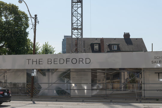 development of The Bedford, a luxury condominium, designed by Audax and Burnac Enterprises located at 141-145 Bedford Rd and 287 Davenport Rd, Toronto