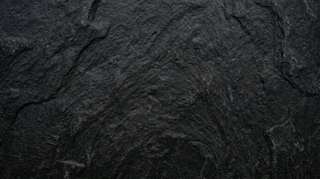 A dark, textured stone surface dominates the image. The stone exhibits a rough, jagged pattern with deep shadows and subtle variations in color.