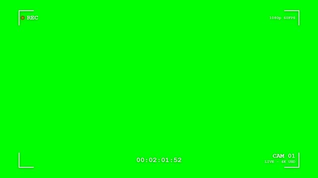 Minimalist White Pixelated Face Character Expressing Emotion Isolated on a Vibrant Solid Chroma Key Green Background Screen
