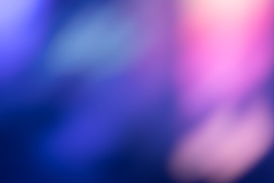 Blue and pink blurred gradient background abstract photo backdrop. Abstract blue purple pink gradient background with soft bokeh copy space
