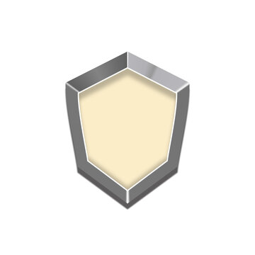 metallic shield icon
