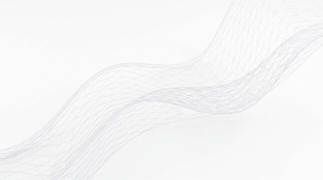 Abstract white textured background resembling a cascading waterfall or frozen waves