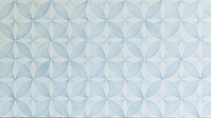 Fototapeta premium Square tile with a light blue background. the tile has a repeating pattern of small, diamond-shaped lines that are arranged in a symmetrical manner.